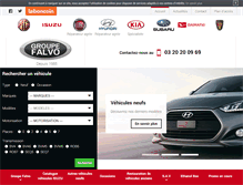 Tablet Screenshot of falvoauto.com